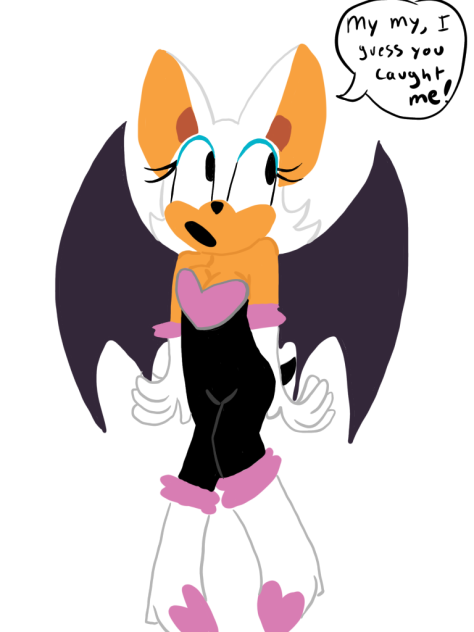 Rouge is caught stealing another emerald
