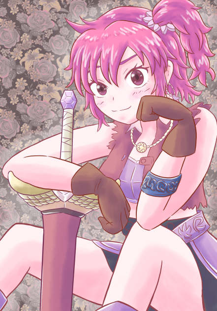 ファイターの女の子