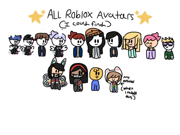 All roblox avatars I could find