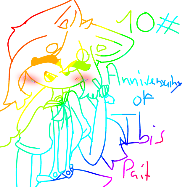Happy 10# anniversary Ibis Paint !