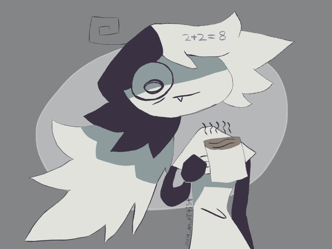 Zip Drinking Coffee ☕ - ibisPaint
