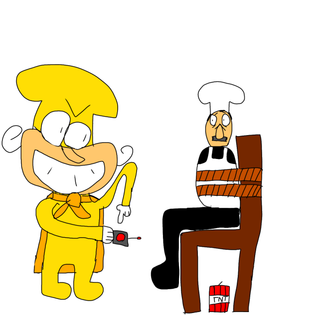 noise abt to blow up peppino