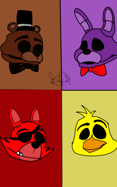 Good ending - FNaF - ibisPaint