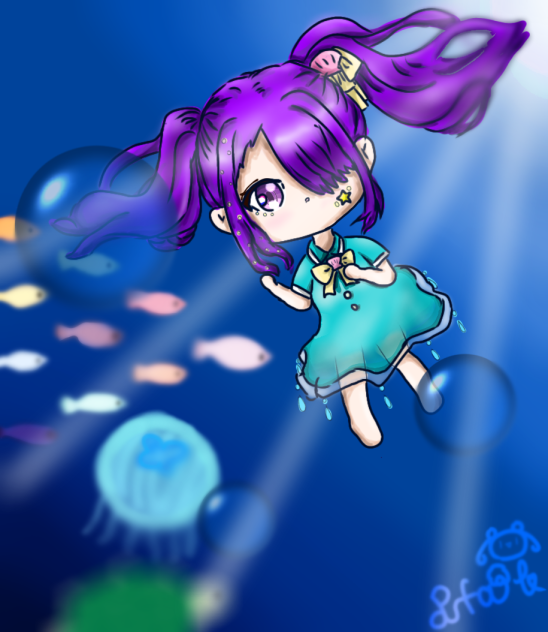 メディバンペイントの水コンテスト！