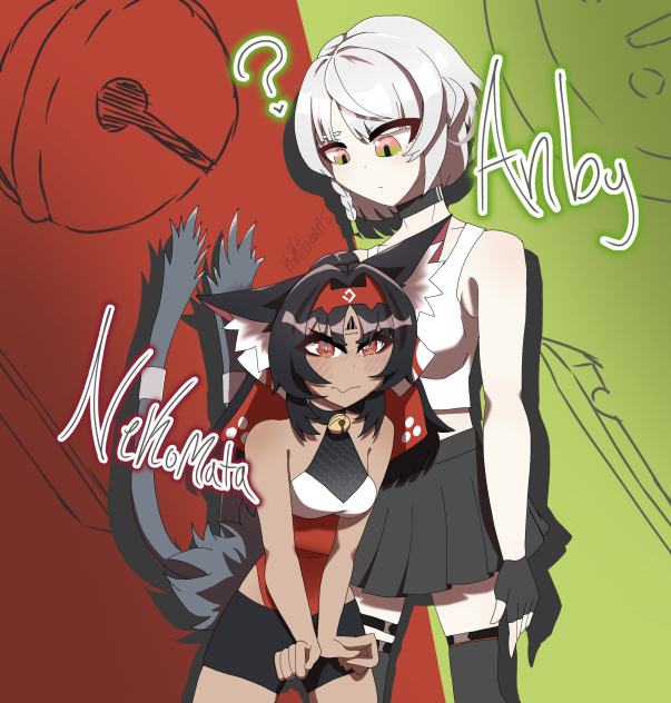 Nekomata and Anby!