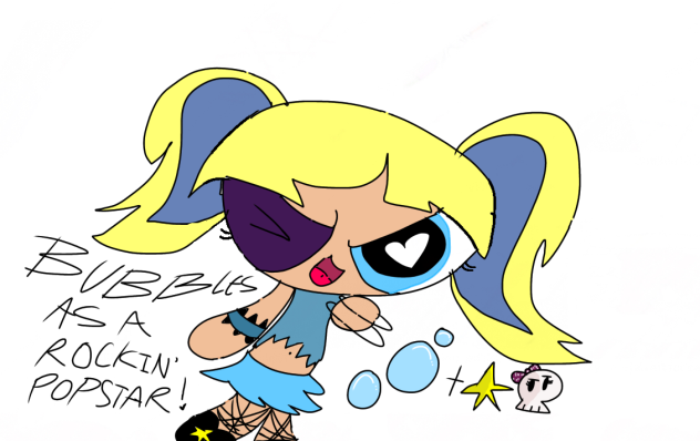 BUBBLES AS A ROCKIN’ POPSTAR!