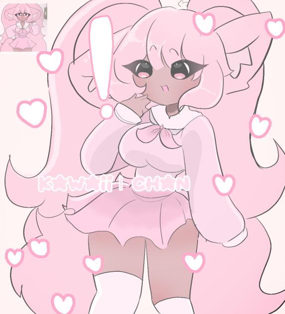 Kitty and hearts on me!