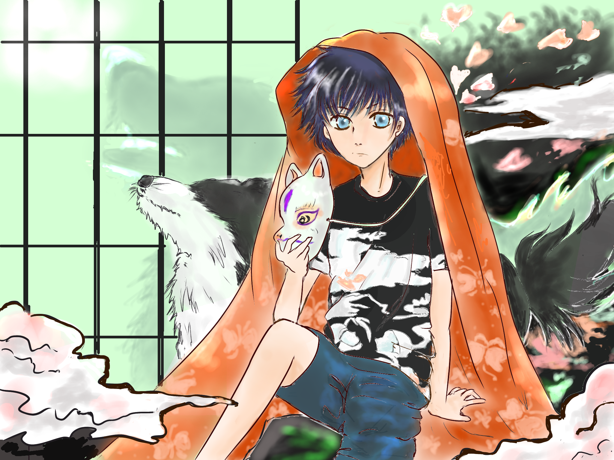 八犬伝 犬塚信乃 Ibispaint