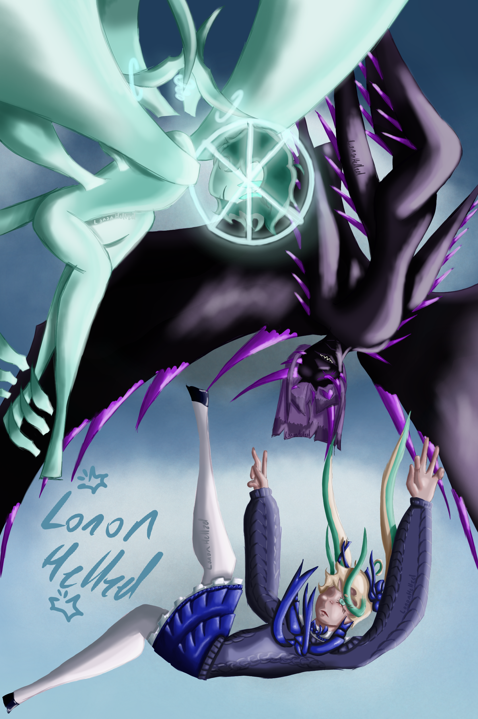 The Fall to the Ground - ibisPaint