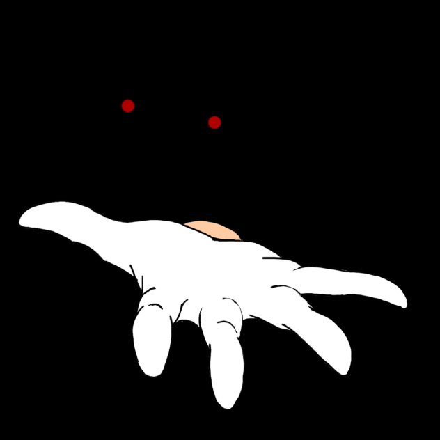 чёрная рука - ibisPaint