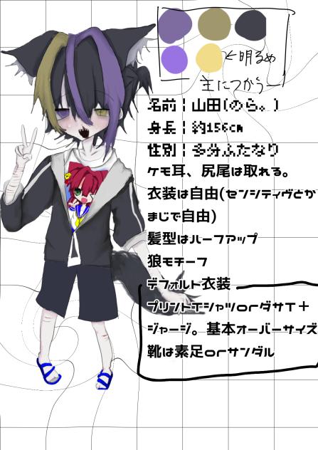 固定キャラ！