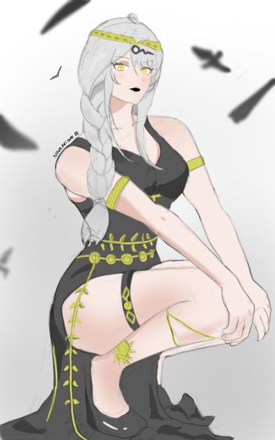 GOTH yi xuan x queen marika
