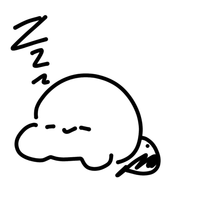 ラインスタンプ風カービィ