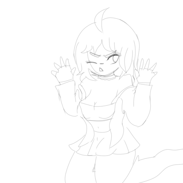 Criminal girl sketch2