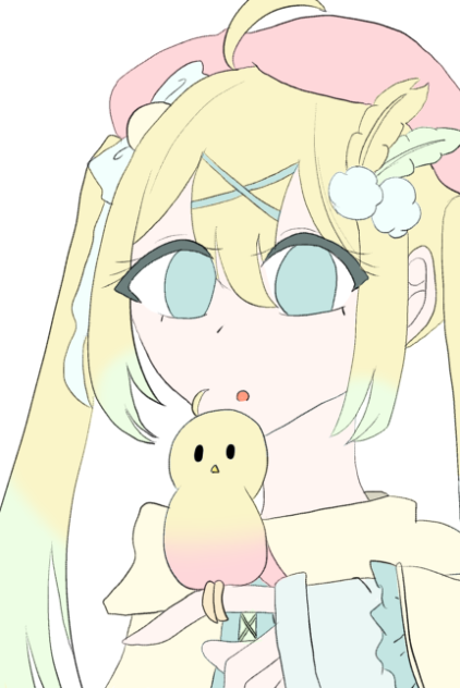 りさちゃん（ベタ塗り）