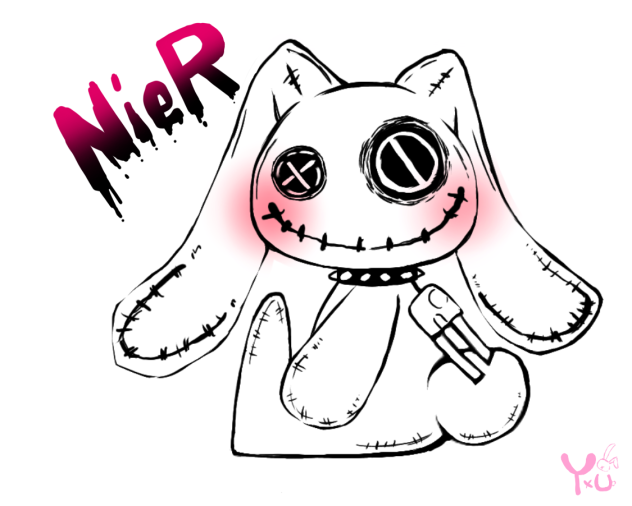 NieRちゃんまた描いた❤︎