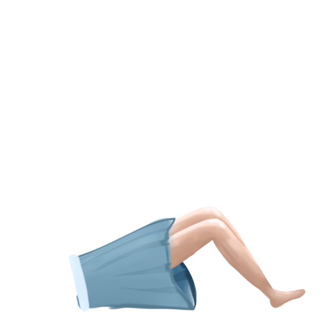 Legs with skirt