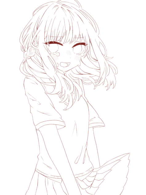 【線画】ぶわっっ