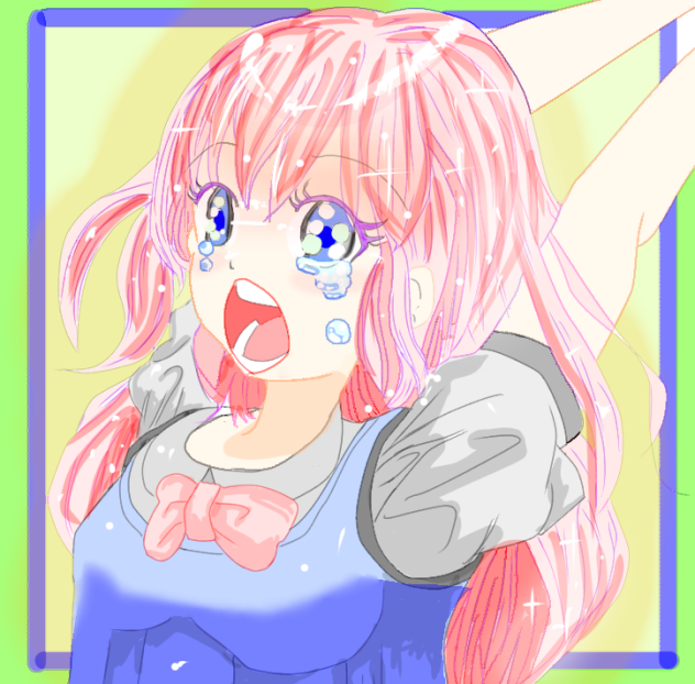 アクビちゃん　色塗り