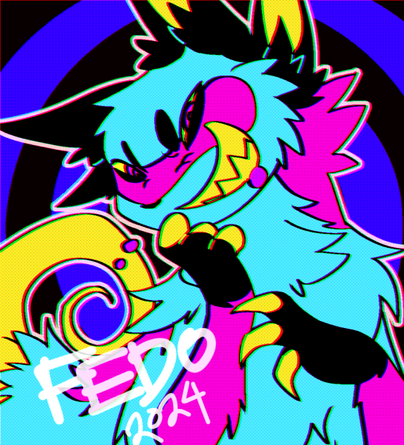 what a crazy cat¿ no, fox..¿ - ibisPaint