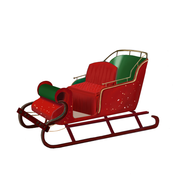 santa's sleigh.