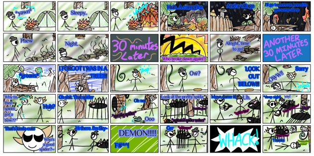 Eve and Skywarp p1. A D&D game comic