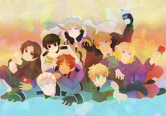 that one Hetalia official art (REDRAW)