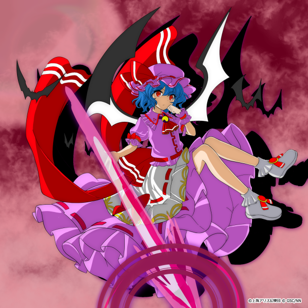 塗り絵　レミリア•スカーレット