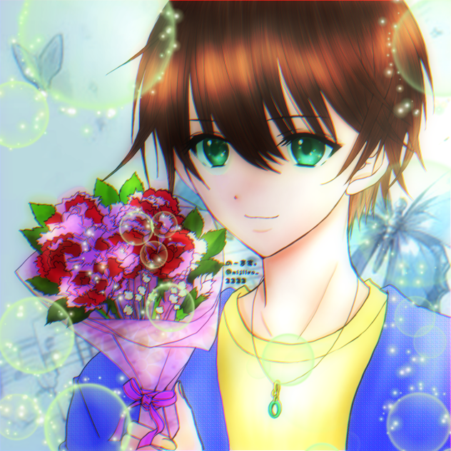 のーます様の素敵神線画塗らせて頂きました!!♡