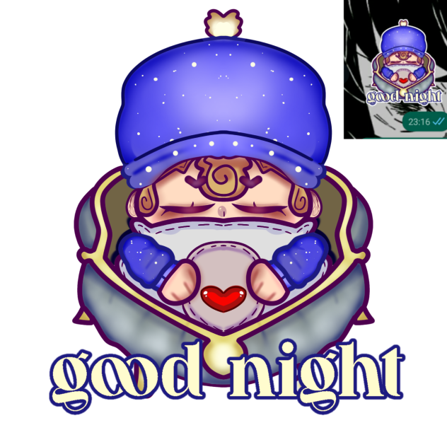 🎆🌙 sticker for my discord server🌙🎆