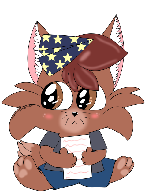 Annoyed Brown Cat