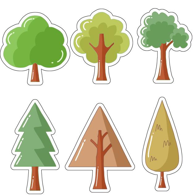 Tree sticker 2