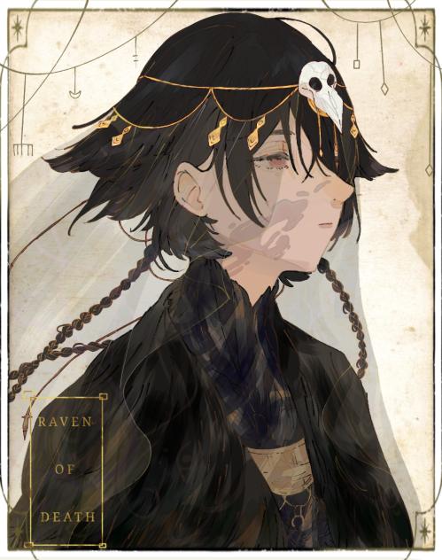 Raven Of Death Card