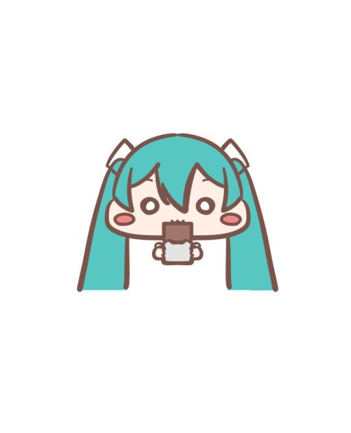 もぐもぐミク( ˙༥˙ )♡