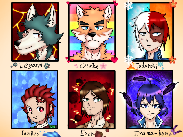 Six Fanarts Challenge