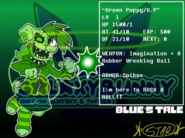 Blue’sTale Au “Green’s Stats”