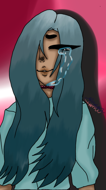 i drew my sisters oc I nina todoroki
