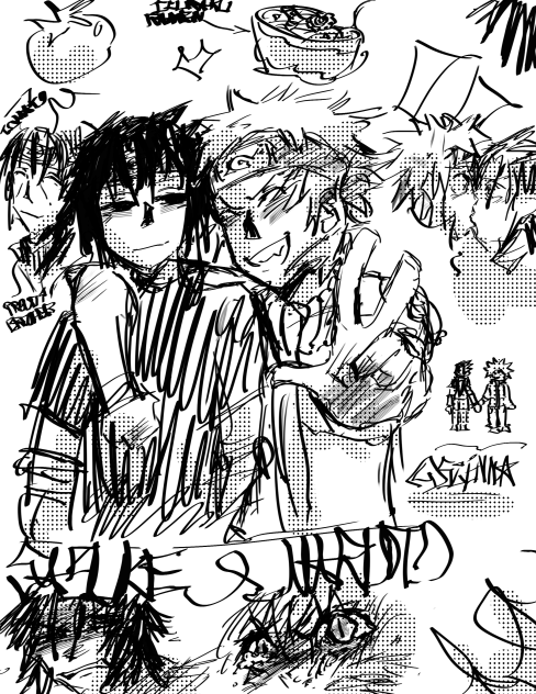 Sasuke and Naruto (REAL) - ibisPaint