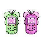 Y2k cute phone pixel