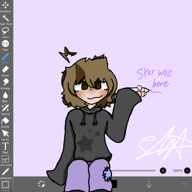 I think my drawing of me escaped😰
