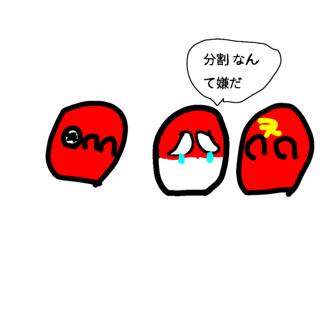 分割 なんて嫌だ