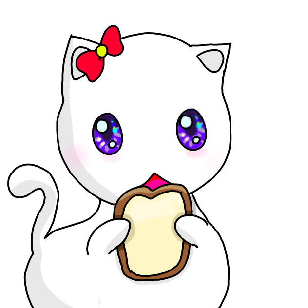 My sister with bread 🍞