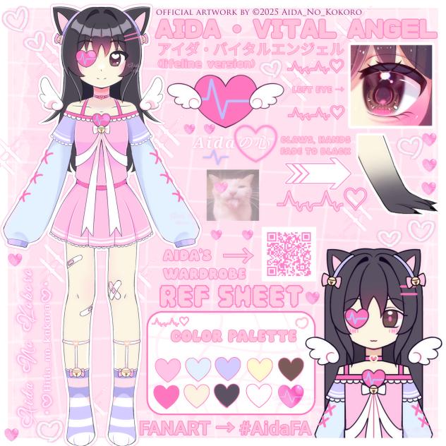 AIDA • VITAL ANGEL 🩷🪽 REFERENCE SHEET