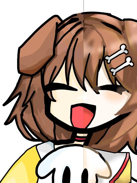ぴの　ころさん　塗り絵