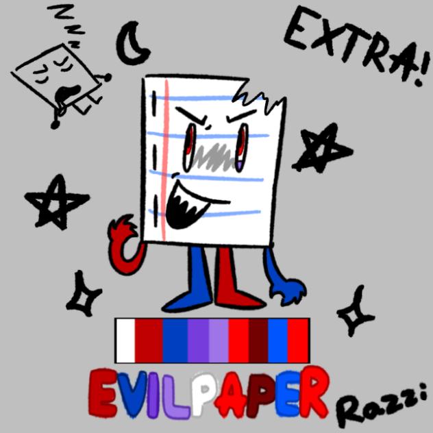 Evil paper AU design