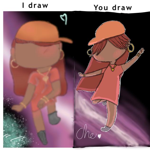 i draw you draw #chibi #people #collab