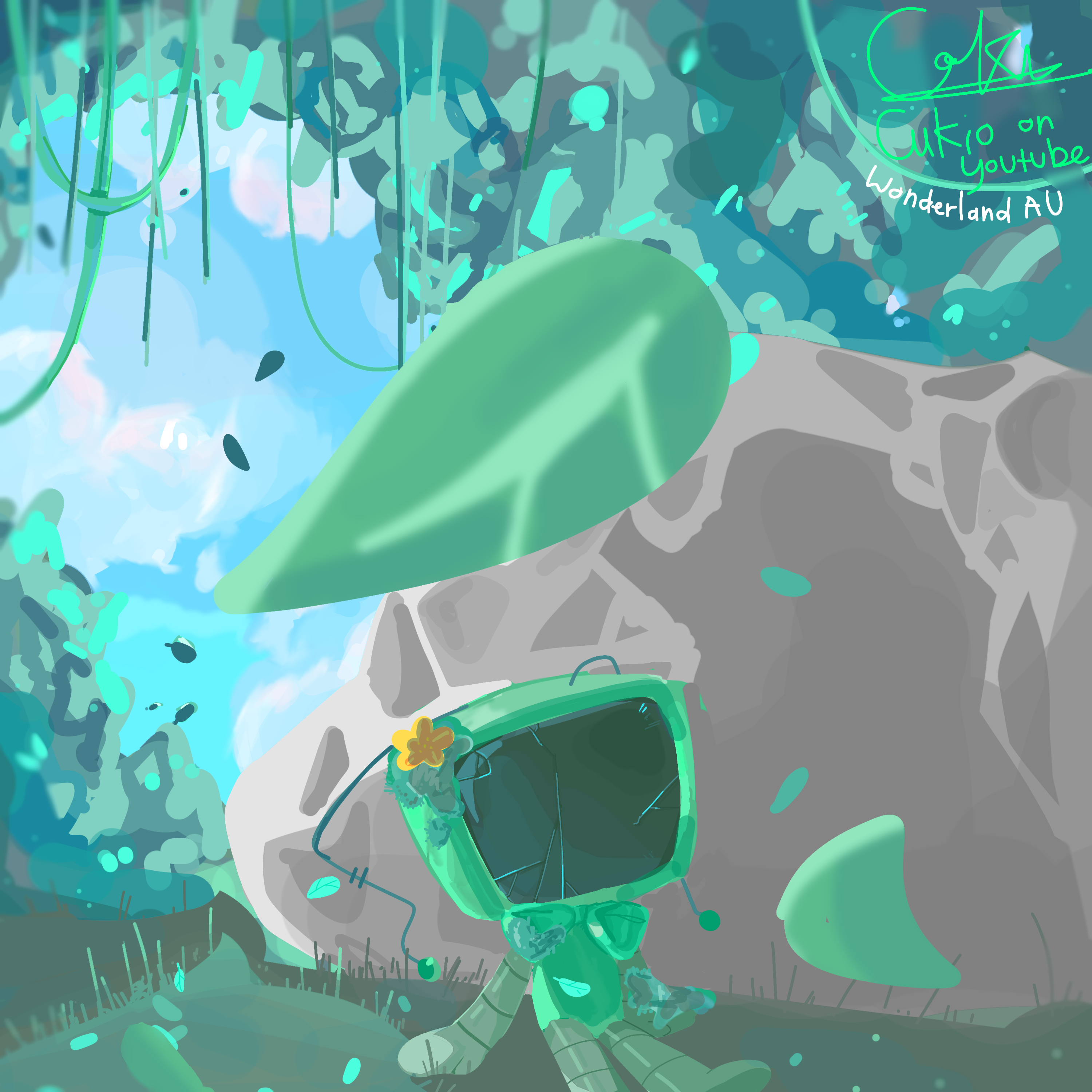 one brush, one layer. heres proof - ibisPaint