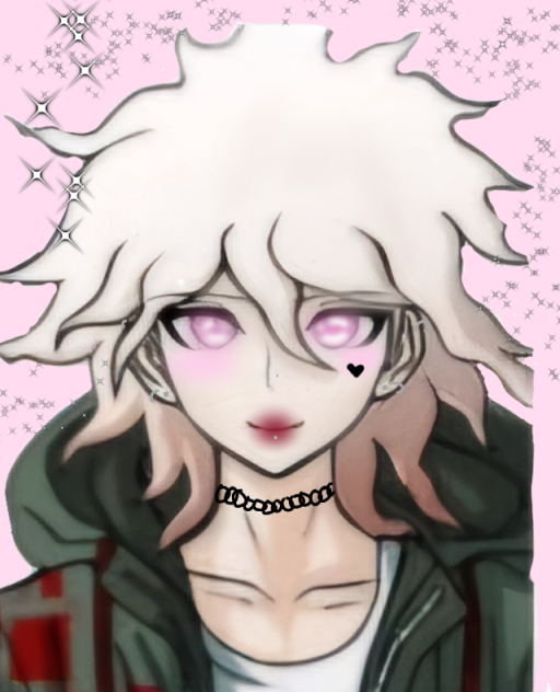 Jelly art style, but It's Nagito