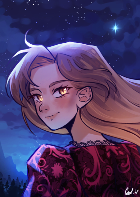 Small book fanart (It’s Serafina!)