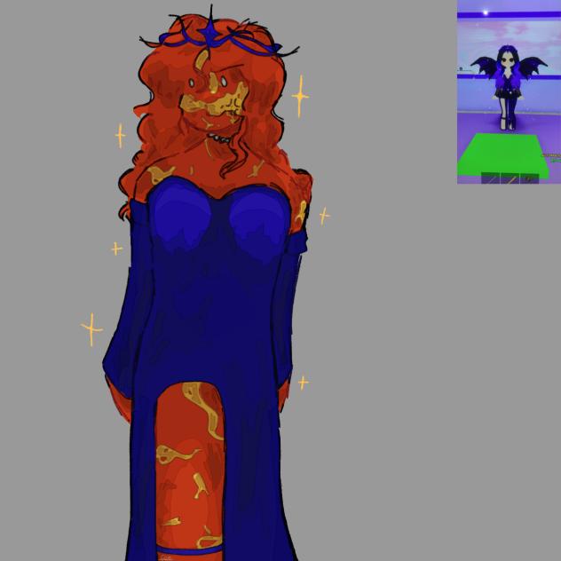 Venus on this dress lol
